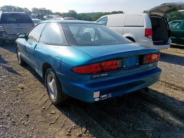 1ZVLT20A0T5107577 - 1996 FORD PROBE BASE TEAL photo 3