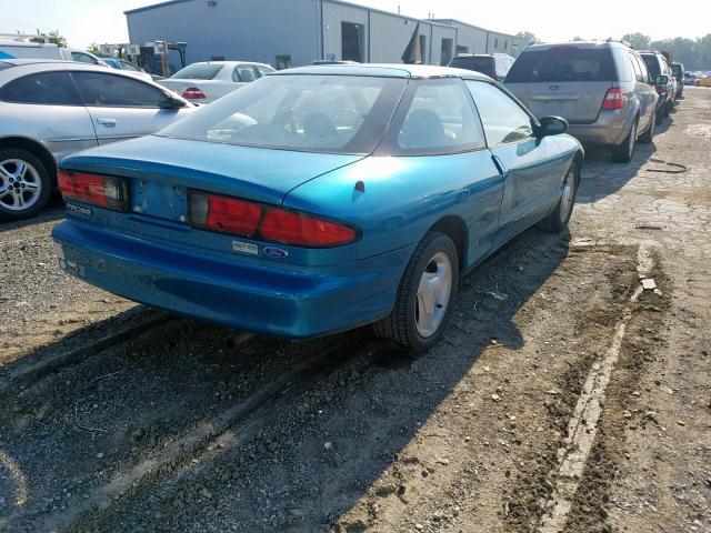 1ZVLT20A0T5107577 - 1996 FORD PROBE BASE TEAL photo 4