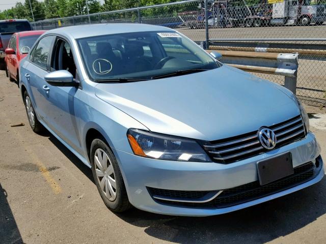 1VWAP7A37CC032462 - 2012 VOLKSWAGEN PASSAT S BLUE photo 1