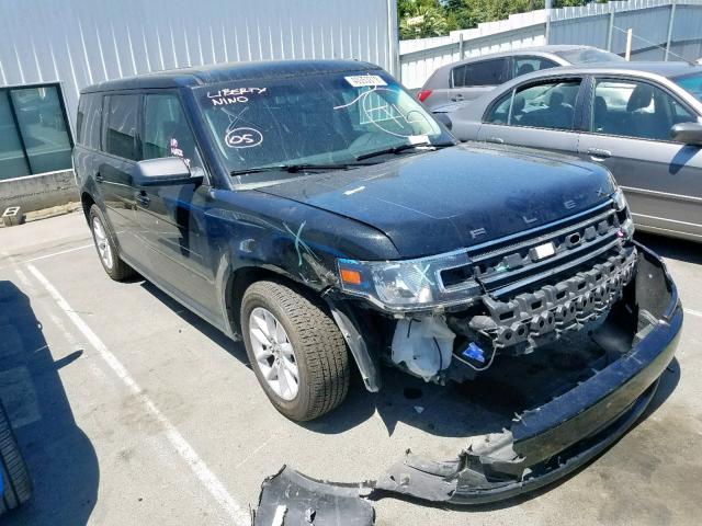 2FMGK5B83EBD13103 - 2014 FORD FLEX SE BLACK photo 1