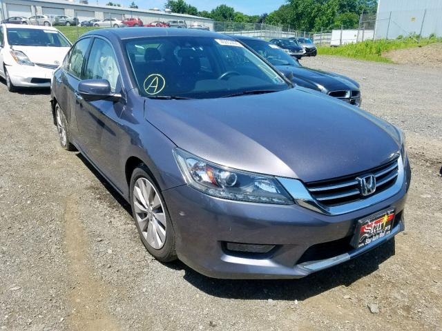 1HGCR3F86FA015561 - 2015 HONDA ACCORD EXL GRAY photo 1