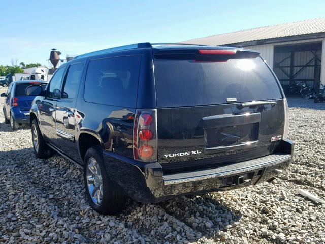 1GKFK66817J295753 - 2007 GMC YUKON XL D BLACK photo 3