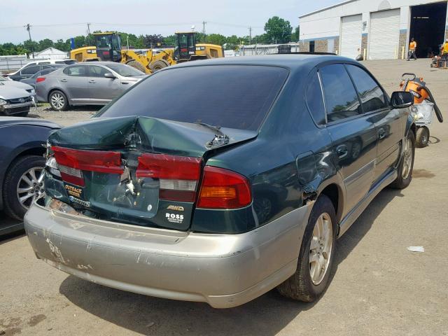 4S3BE6869Y7201582 - 2000 SUBARU LEGACY OUT GREEN photo 4