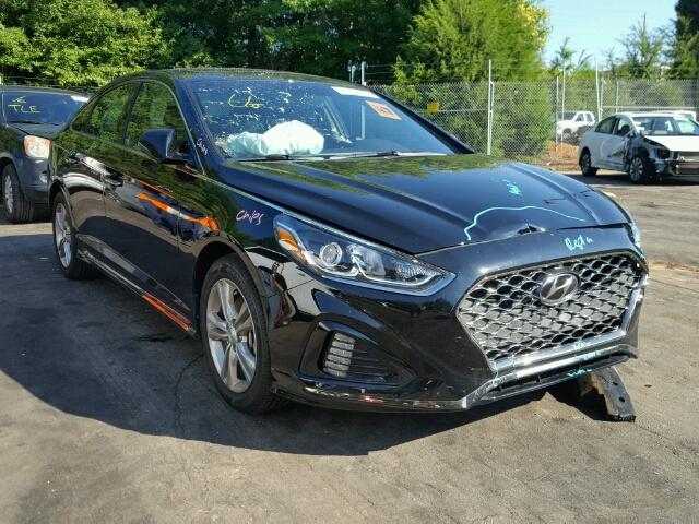 5NPE34AFXJH674832 - 2018 HYUNDAI SONATA SPO BLACK photo 1