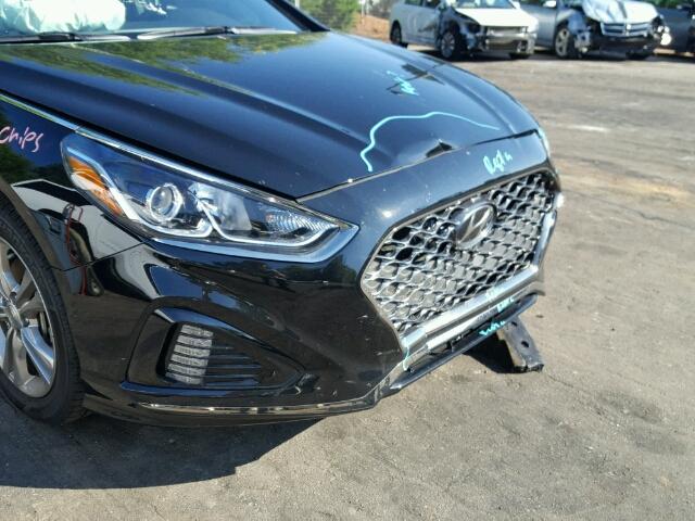 5NPE34AFXJH674832 - 2018 HYUNDAI SONATA SPO BLACK photo 9