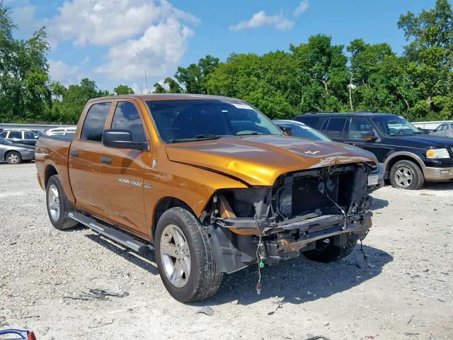 1C6RD6KT9CS324151 - 2012 DODGE RAM 1500 S ORANGE photo 1