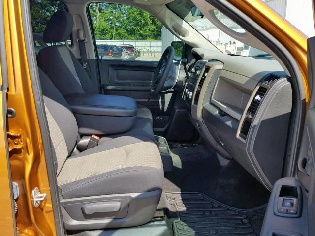 1C6RD6KT9CS324151 - 2012 DODGE RAM 1500 S ORANGE photo 5