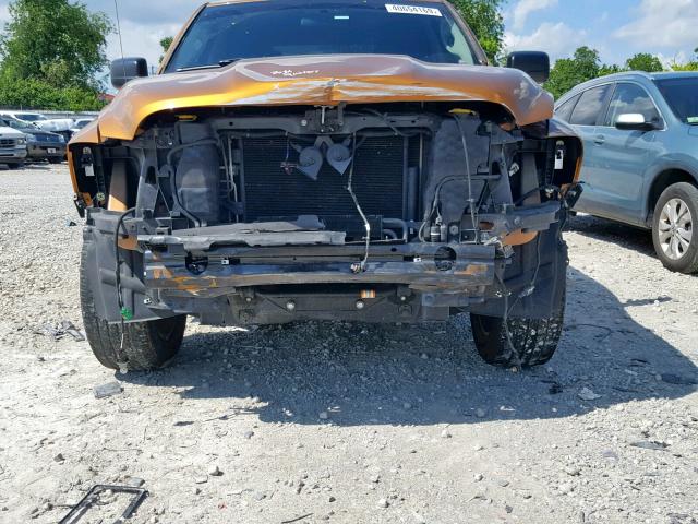 1C6RD6KT9CS324151 - 2012 DODGE RAM 1500 S ORANGE photo 9