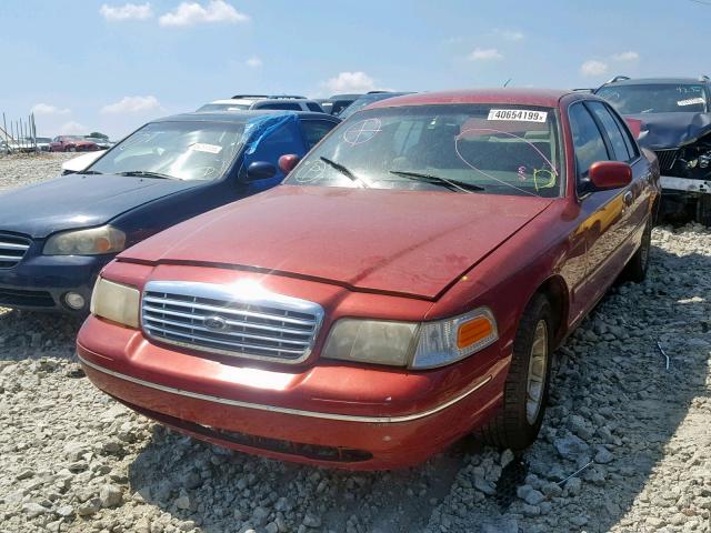 2FAFP74W5YX116651 - 2000 FORD CROWN VICT MAROON photo 2