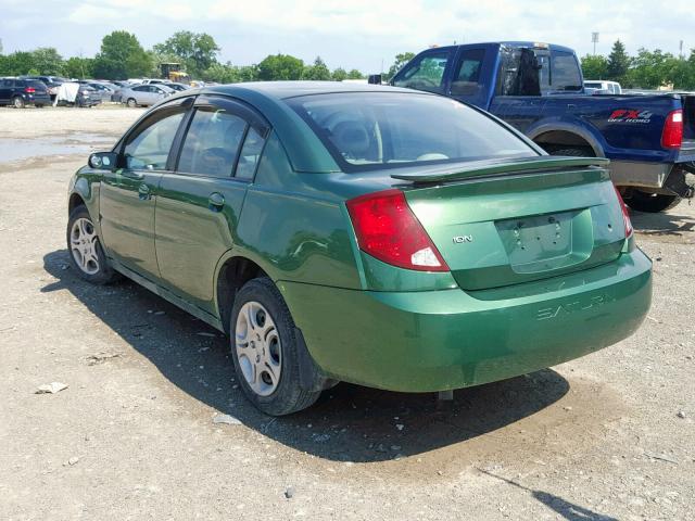 1G8AJ52F74Z199267 - 2004 SATURN ION LEVEL GREEN photo 3