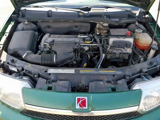 1G8AJ52F74Z199267 - 2004 SATURN ION LEVEL GREEN photo 7