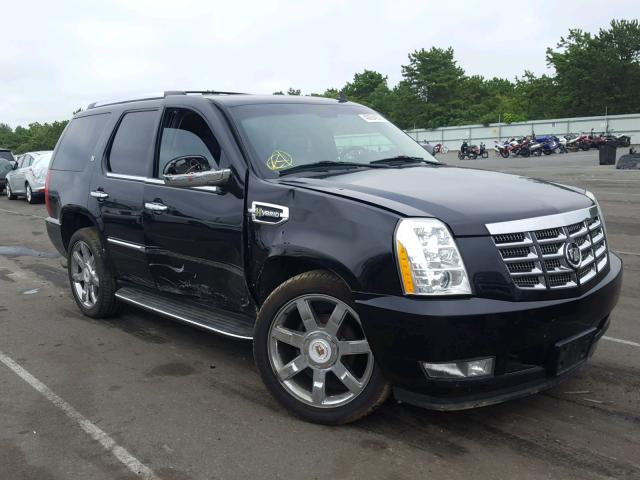 1GYFK43559R253613 - 2009 CADILLAC ESCALADE H BLACK photo 1