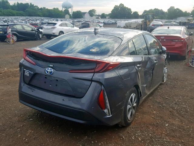JTDKARFP3H3000499 - 2017 TOYOTA PRIUS PRIM 灰色 照片 4