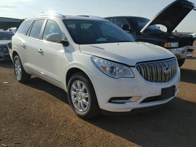 5GAKRBKD2EJ257822 - 2014 BUICK ENCLAVE WHITE photo 1