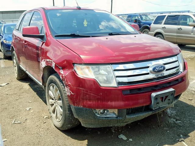 2FMDK38C48BA71915 - 2008 FORD EDGE SEL RED photo 1