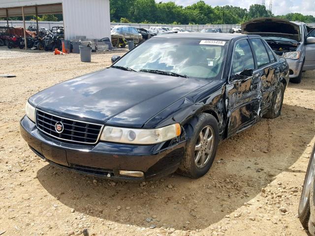 1G6KS54Y12U182998 - 2002 CADILLAC SEVILLE SL BLACK photo 2