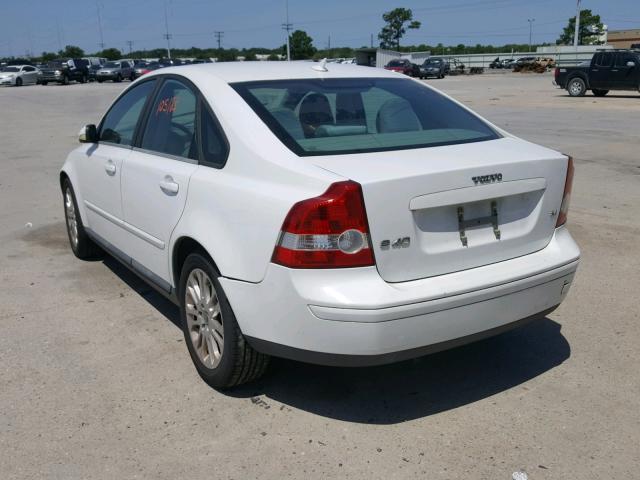 YV1MS382852049150 - 2005 VOLVO S40 2.4I WHITE photo 3