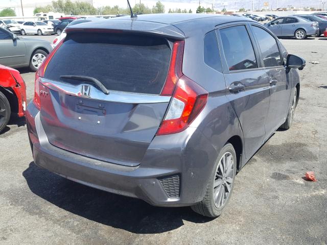 3HGGK5H87GM700378 - 2016 HONDA FIT EX GRAY photo 4