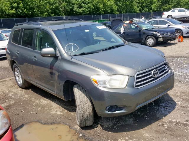 JTEES41A482081515 - 2008 TOYOTA HIGHLANDER GRAY photo 1