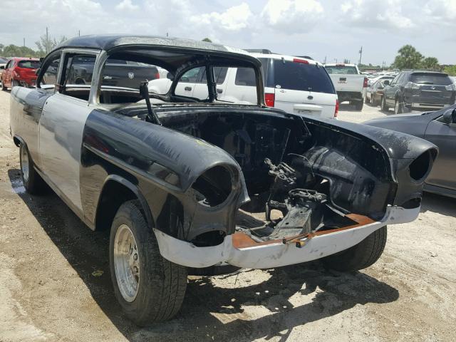 C55A021827 - 1955 CHEVROLET COUPE SILVER photo 1