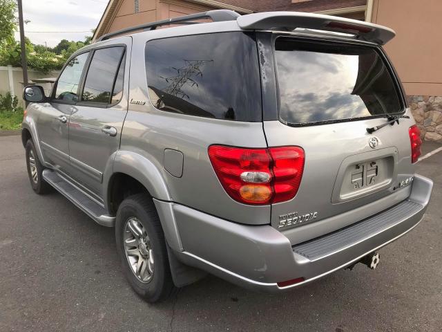 5TDBT48A63S185645 - 2003 TOYOTA SEQUOIA LI GRAY photo 3