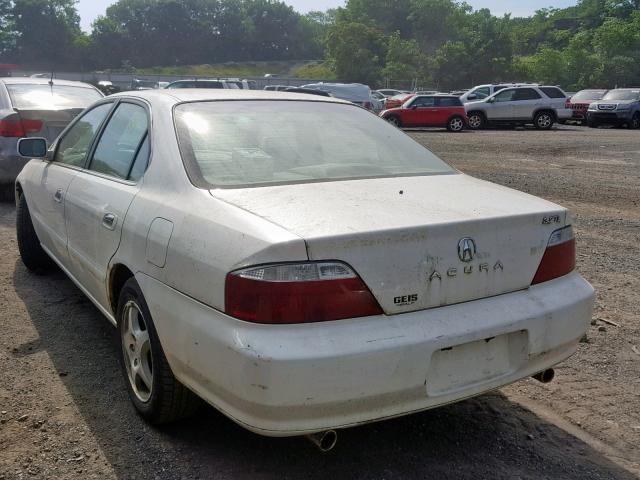 19UUA56653A023605 - 2003 ACURA 3.2TL WHITE photo 3