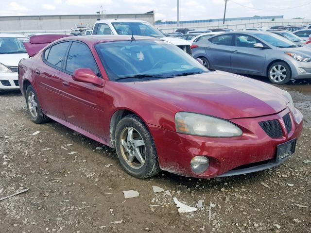 2G2WS522141311743 - 2004 PONTIAC GRAND PRIX MAROON photo 1