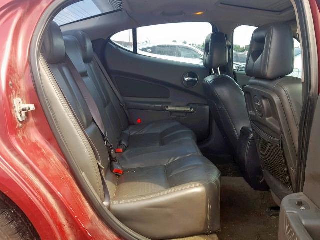 2G2WS522141311743 - 2004 PONTIAC GRAND PRIX MAROON photo 6
