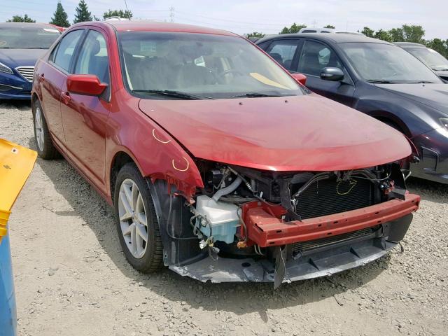 3FAHP0JA9CR238333 - 2012 FORD FUSION SEL RED photo 1
