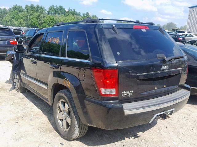 1J8HR58N27C613213 - 2007 JEEP GRAND CHER BLACK photo 3