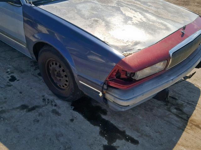 1G4AG54N8P6434396 - 1993 BUICK CENTURY SP BLUE photo 10