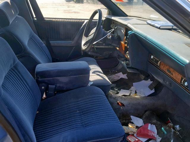 1G4AG54N8P6434396 - 1993 BUICK CENTURY SP BLUE photo 5