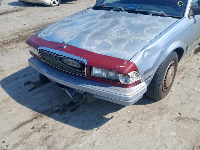 1G4AG54N8P6434396 - 1993 BUICK CENTURY SP BLUE photo 9