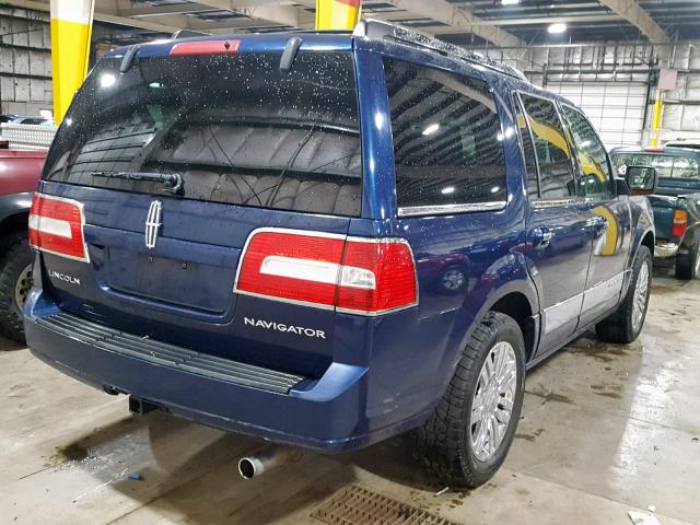 5LMFU28587LJ06286 - 2007 LINCOLN NAVIGATOR 蓝色 照片 4