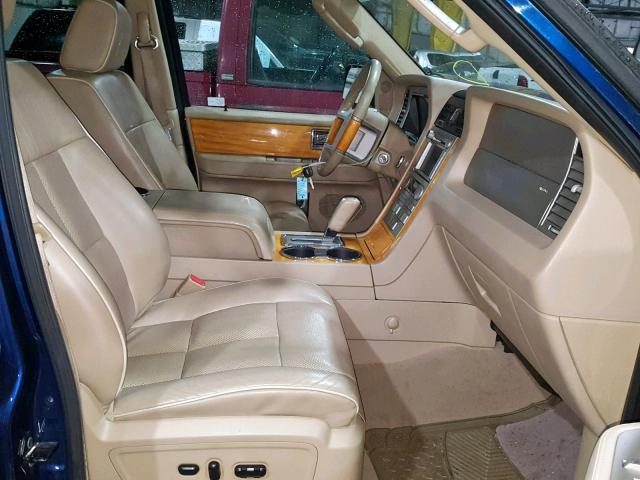 5LMFU28587LJ06286 - 2007 LINCOLN NAVIGATOR 蓝色 照片 5