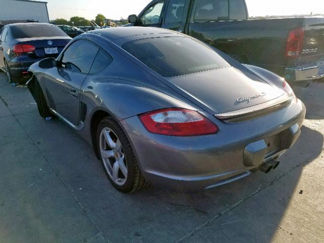 WP0AB29856U785524 - 2006 PORSCHE CAYMAN S GRAY photo 3