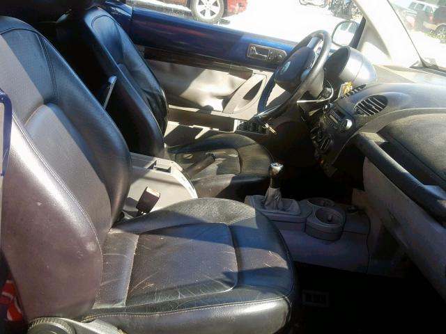 3VWCK21Y83M309527 - 2003 VOLKSWAGEN NEW BEETLE ლურჯი ფოტო 5