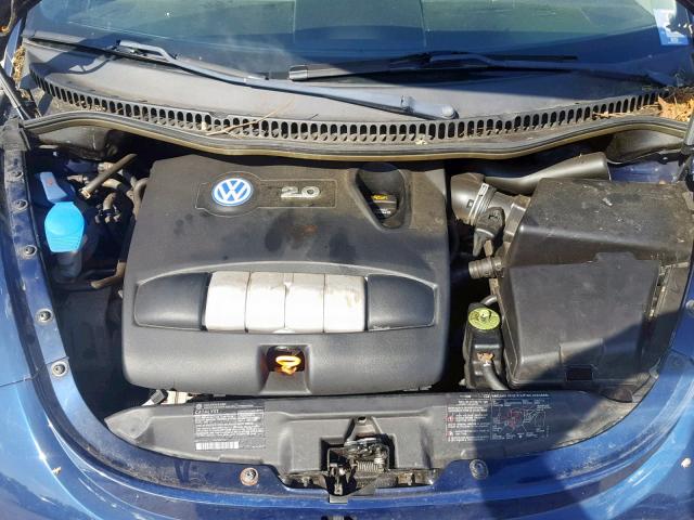 3VWCK21Y83M309527 - 2003 VOLKSWAGEN NEW BEETLE ლურჯი ფოტო 7