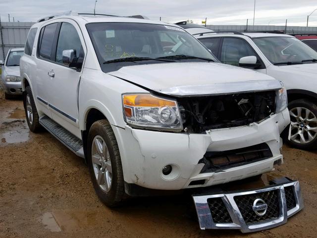 5N1AA0NE7BN619086 - 2011 NISSAN ARMADA PLA WHITE photo 1