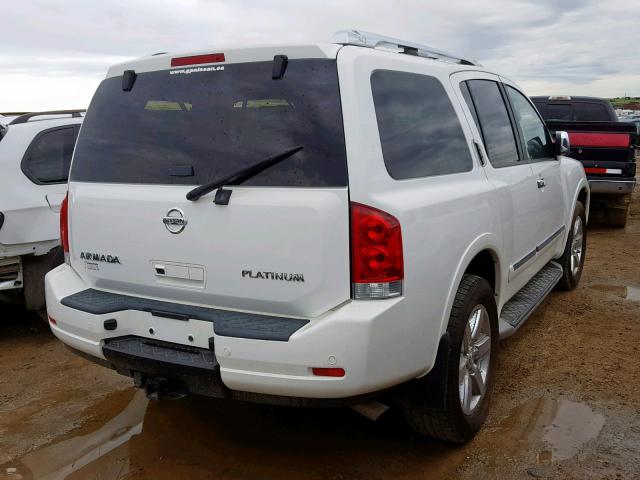 5N1AA0NE7BN619086 - 2011 NISSAN ARMADA PLA WHITE photo 4