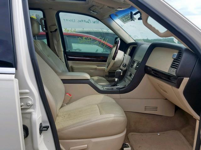 5LMEU78H03ZJ30771 - 2003 LINCOLN AVIATOR BEIGE photo 5