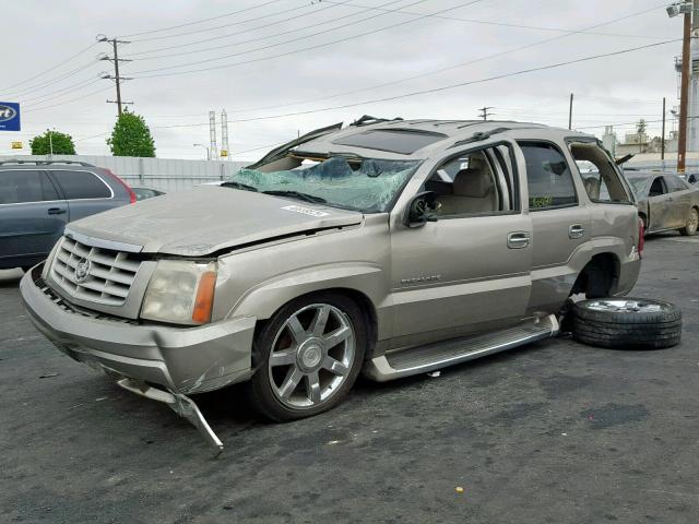 1GYEK63N72R145054 - 2002 CADILLAC ESCALADE L TAN photo 2