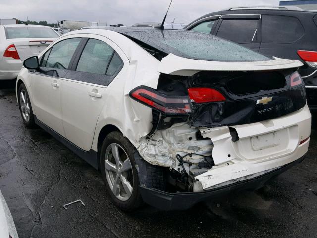 1G1RB6E48CU109201 - 2012 CHEVROLET VOLT CREAM photo 3