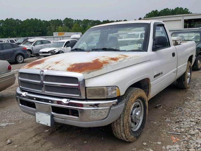 3B7KC26Z1XM513489 - 1999 DODGE RAM 2500 WHITE photo 2