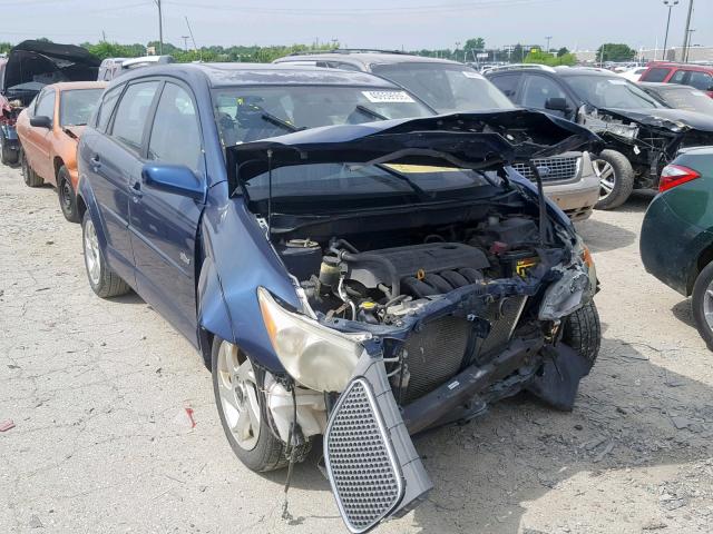 5Y2SL63805Z406268 - 2005 PONTIAC VIBE BLUE photo 1