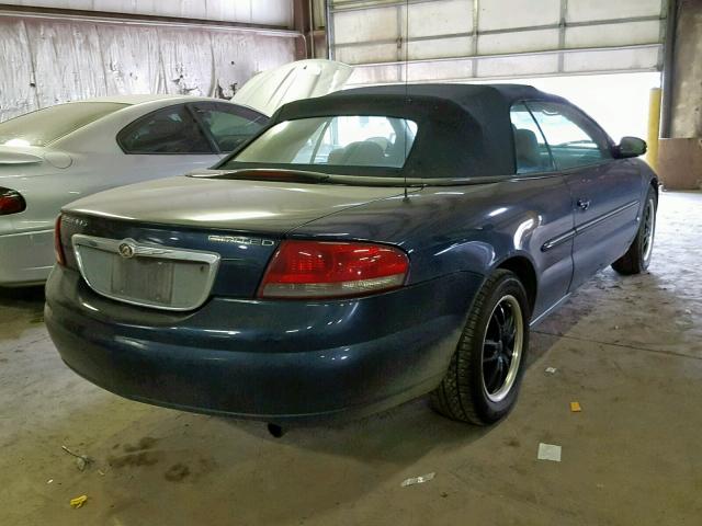 1C3EL65R73N556941 - 2003 CHRYSLER SEBRING LI BLUE photo 4