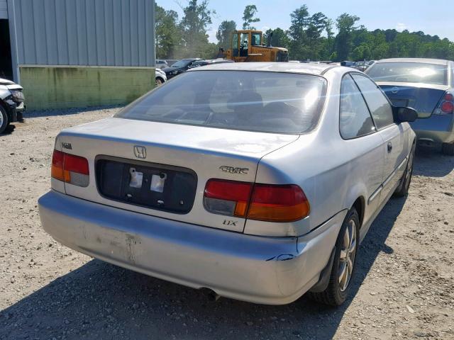 1HGEJ6127VL004317 - 1997 HONDA CIVIC DX SILVER photo 4