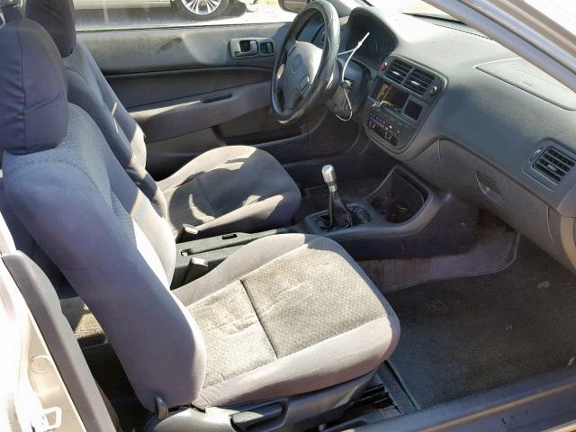 1HGEJ6127VL004317 - 1997 HONDA CIVIC DX SILVER photo 5