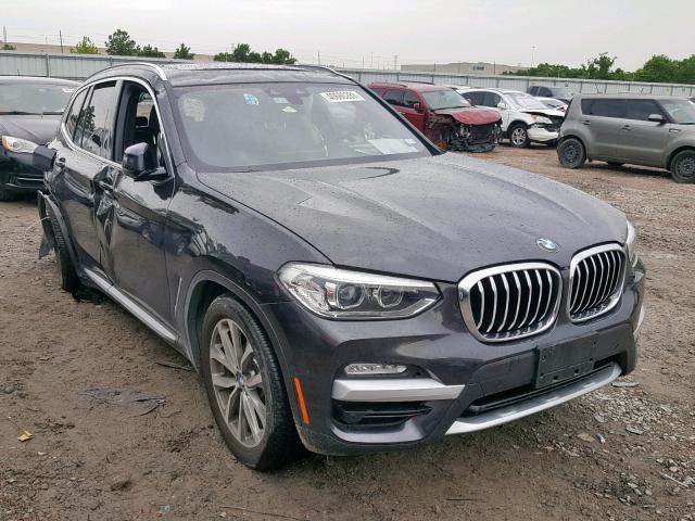 5UXTR7C59KLE94509 - 2019 BMW X3 SDRIVE3 BLACK photo 1