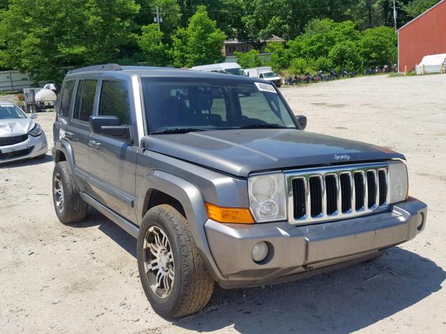 1J8HG48K47C685715 - 2007 JEEP COMMANDER GRAY photo 1